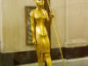 يمثل إله آرامي يعود للقرن الثامن للميلاد في متحف آثار حماة 